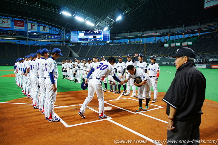 井山敬介さん率いる野球チーム「NEW WALK YANKEES」 vs Brain presents タマキちゃんを応援しよう!!チャリティーゲーム in 札幌ドーム